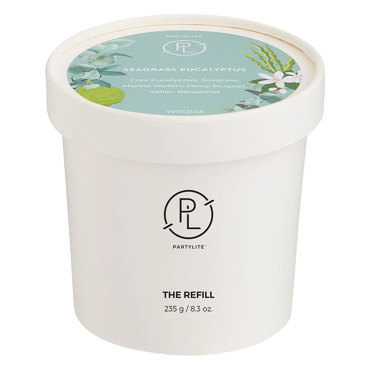 Refillable by PartyLite Seagrass Eucalyptus Candle Refill